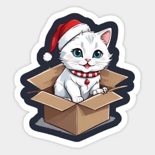 Cat christmas Sticker